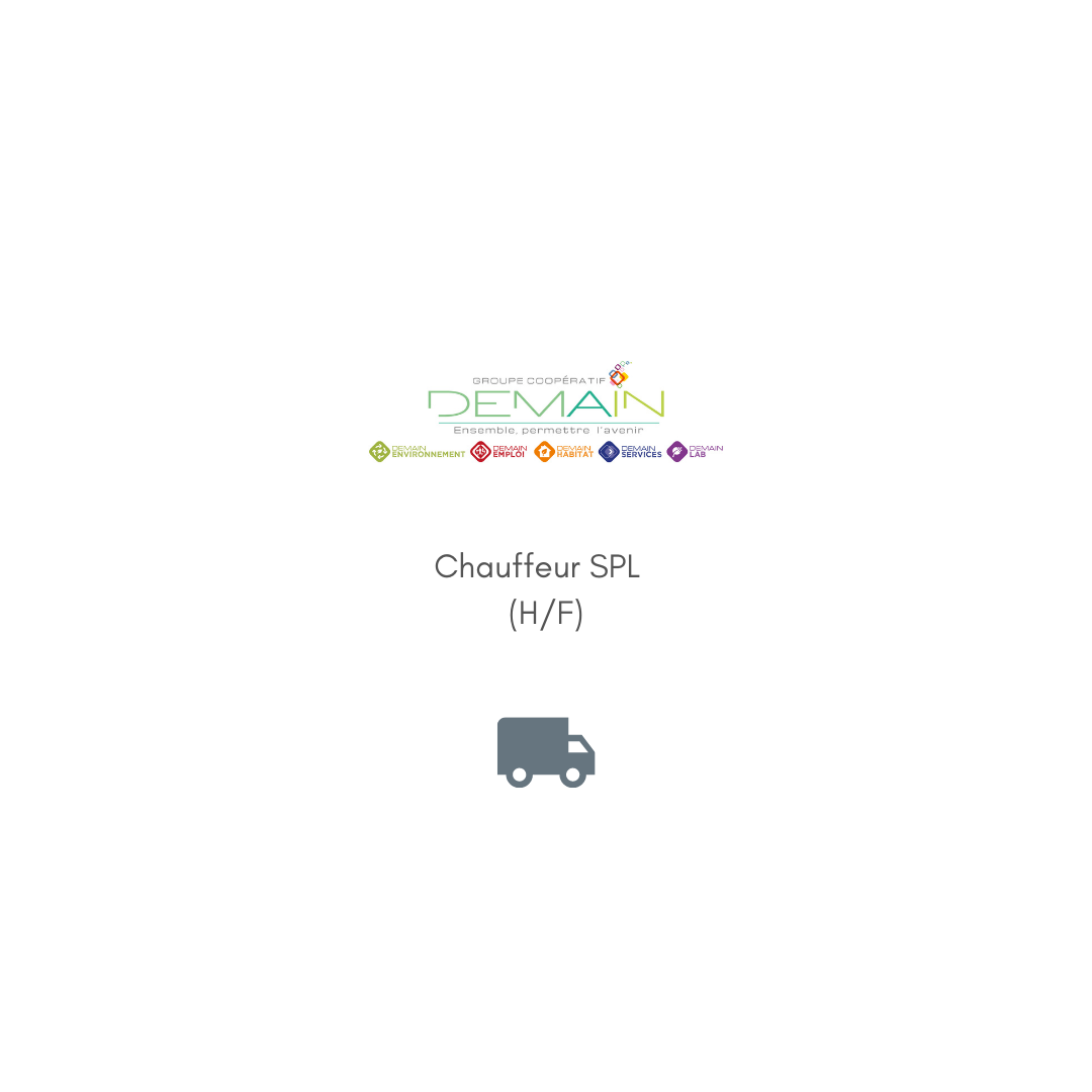 Chauffeur SPL (H/F) - CDI