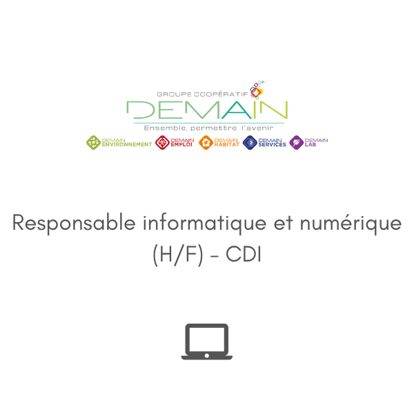 Responsable informatique et numérique (H/F) - CDI